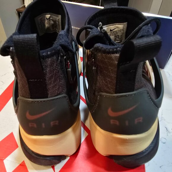 Nike Air Presto Utility Mid Baroque Brown Sesame Size 8 MENS NEW SHOE HIKING - Picture 4 of 6